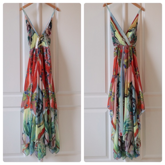 🛍SOLD🛍ALICE + OLIVIA Orly Handkerchief Dress - Picture 6 of 7